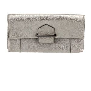 REED KRAKOFF metallic leather clutch